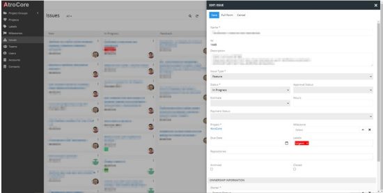 AtroPM open source project management tool