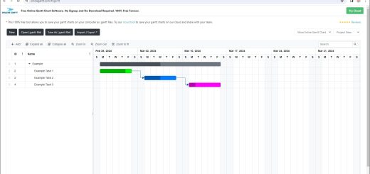 Online Gantt Charts Editors